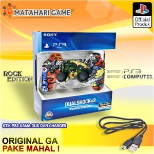 [ +DUS SONY ] Stik Stick PS3 OP Warna Wireless SONY OP Getar