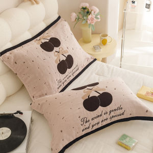 BEIPIN | Cute Panda Design Oil-Resistant Anti-Slip Gauze Pillow Towel Pair