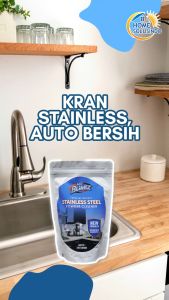 Serbuk Pembersih Wastafel Stainless - MRBlinkz Stainless Cleaner Pembersih Kerak Bak Cuci Piring