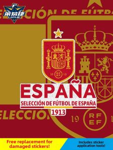 Spain National Team Bullfight Fan Reflective Sticker
