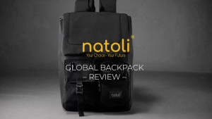 Balo laptop 15.6 inch Natoli cặp đựng laptop nam nữ chống sốc chống nước tốt Balo Global Backpack B8