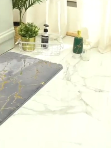 40x60cm Imitation Rabbit Fur Floor Carpet Kitchen Floor Mat Bedroom Mat Absorbent Carpet Anti-slip Alas Kaki