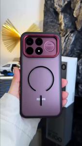 Ốp Điện Thoại Có Khóa Cài Kim Loại Dành Cho Redmi K100 Pro Max 5G Poco F9 Ultra F9 Pro X8 Pro Max - Tương Thích Sạc Không Dây Có Chức Năng Làm Mát