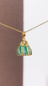 HABIB Oro Italia 916 Yellow Gold  Charm (Handbag) GCM91141023(GRN)