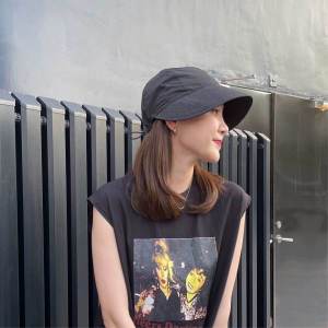 K-style Zhao Lusi Same Hat Sun-Proof Thin UV-Proof Peaked Cap All-Matching Sun Hat Female Fashion