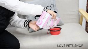 Chén gắn chuồng lồng vận chuyển cho Chó Mèo xếp gọn tiện lợi (mẫu mới) - Hara Pet Store