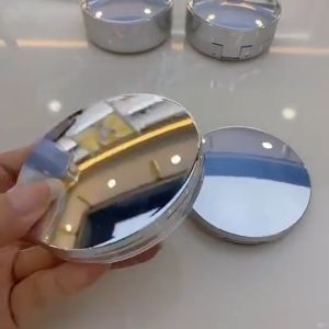Satu Keluarga Wadah Bedak Tabur dengan Cermin K183 Tempat Bedak Tabur Loose Powder Case Free Sponge