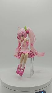 Bandai | New Arrival Anime Hatsune Miku Action Figures Model Collection Toy Sakura girl Cute Handmade PVC Model Kawaii Birthday Gift