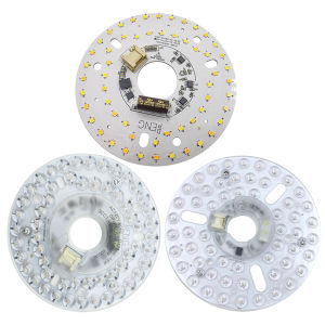 3.9/4.9/6.2 Inch Dimmable Ceiling Fan Light Retrofit Kit Ceiling Flush Light Replacement Panel Pendant Light Round Panel