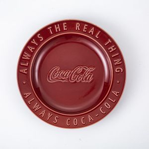 Coca-Cola | Bộ Đĩa Sứ Coca Cola Đa Năng Không Phai Màu Dùng Được Cho Salad Tráng Miệng Sushi - Dễ Vệ Sinh An Toàn Với Máy Rửa Chén/lò Nướng/lò Vi Sóng