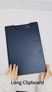 Long Clipboard with Cover 1.8mm Thickened Folder Waterproof & Dustproof File Storage Organizer with Lid