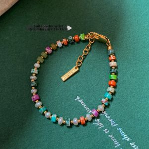 CAFFTI | Pearl Multicolor Dopamine Natural Stone Bracelet