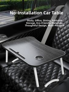 FWTDF | Folding Car Table for Working Eating Studying