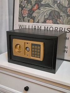 Digital Safe Box Password Lock Steel Anti-Theft Security Safe Drill Resistant Safe for Home Office Cash Jewellery Documents
