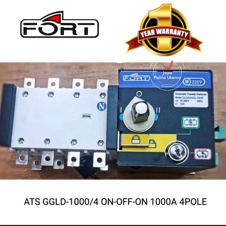 ATS 1000AAutomatic transfer switch FORT I-O-I GGLD-1000/4 1000a 4pole ...