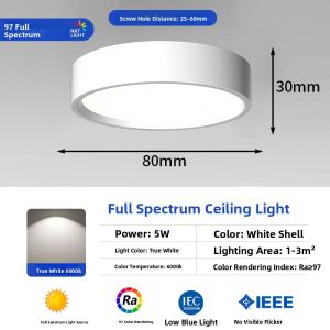 ADDLON | Ultra Thin Circular LED Ceiling Light