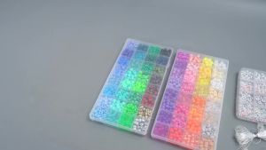 Bộ 64 Màu Hạt Pony 9mm 1977 Hạt Nhựa Kandi Dùng Làm Đồ Trang Sức Vòng Tay Móc Khóa Đồ Thủ Công