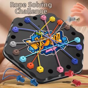 Brain Training Focus Enhancement Two-Player Competitive Parent-Child Interaction Educational Board Game
