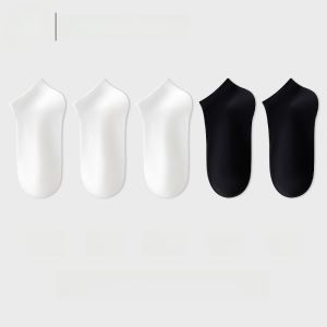 Pure ผ้าฝ้าย ระบายอากาศได้ดี ถุงเท้าสั้นบางป้องกันกลิ่น ผู้หญิง ฤดูร้อน ถุงเท้ากีฬาเรือไม่มีข้อมือดูดซับเหงื่อต้านเชื้อแบคทีเรีย MiiOW Cat Person