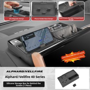 HONGSHENGBAILI | Practical Layered Silicone Storage Box for Alphard
