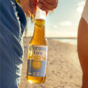 Corona Cero 0% Beer 330ml Glass Bottle (24 Pack) | Alcohol-Free Corona Beer