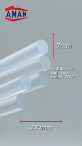 1pcs 7mm x 200mm Glue Sticks For Hot Melt Gun General Purpose Craft