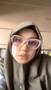 OKULARY B13 Kacamata Cat Eye Lensa Photocromic Anti Radiasi Sinar UV CatEye Frame Warna Eyeglasses Wanita Gaya Retro kacamata photocromic anti radiasi FREE BOX