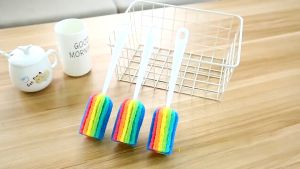 Cọ rửa cốc chén bọt biển đa sắc màu cọ rửa bình nước  tiện dụng