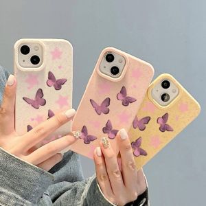 For iPhone 14 Pro max Brilliant Butterfly ins Trendy shell 13 12 11 15 8plus 7plus iPhone Case XR X Xs Max 11pro