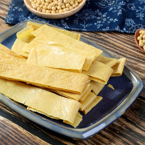 Dried Bean Skin Fried Tofu Skin Soybean Milk Film Dry Goods Old Dried Bean Curd Sheets Chinese Salad Bean Curd Sheet Rolls Salt-Free Hotpot Ingredient Dried Bean Products