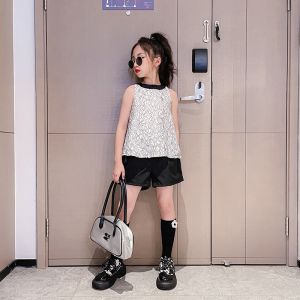 S03-01 Setelan baju atasan import anak dan celana pendek terbaru korea