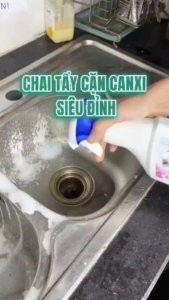 Chai xịt tẩy rửa các vết cặn vôi bám cặn canxin chống ăn mòn inox ANTIKAL 500ml hàng nội địa Đức