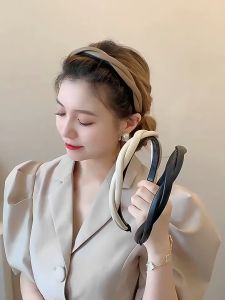 Cài Tóc Da PU Chống Trượt Có Răng Thời Trang Hàn Quốc Cho Nữ