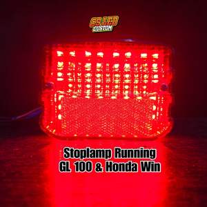 Stoplamp Running GL 100 & Honda Win 11 mode wajib dc