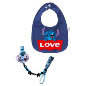 Disney | Kawaii Baby Apron  Cartoon Cotton Apron  Baby Bottle Holder for Boys and Girls Newborns  Christmas Gift Apron Baby Gift Set