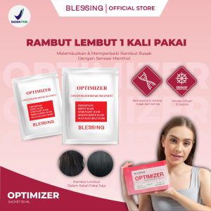 BLESSING Optimizer Box – Hair Vitamin Treatment & Masker Rambut Sachet Menthol