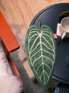 Original HOHO Plant Leaf Hand Towel Kitchen Bathroom Hanging Towel Soft Cute Healing Style from Baoding Hebei China for Everyone