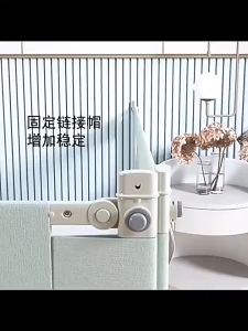 【1PCS 】Baby Bed Fence Design 28 Levers height adjustable Playpen Safety Kids Vertical Lift Bed Rail Infants Security Fencing Barrier Guard Bedside Safe Protective queen size king size