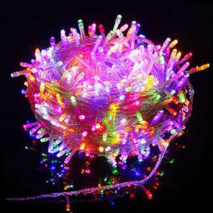 Festoon Icicle LED Light String EU Plug 220V Fairy Garland โคมไฟสําหรับงานแต่งงาน Garden Camping Room ตกแต่งคริสต์มาส