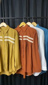 Aidi - Kemeja Linen Wanita Oversize & Atasan Wanita Import Terbaru