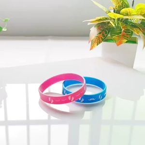 Gender Reveal Bracelet Team Boy OR Team Girl Untuk Baby Shower Party Dekorasi Gender Reveal