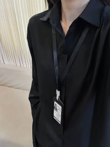 High-quality Elegant Long Sleeve Collar Shirt for Men and Women
