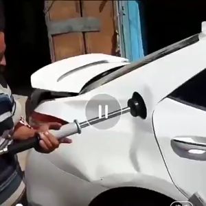 Car Body Auto Body Paintless Dent Repair Tool with Slide Hammer T bar Dent Puller for Car Body Hail Dent Removal Dent Remover