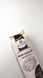 GUfoods diet brown-rice crackers (170g/300g/510g/75g) - Various flavors: Oats Purple Rice Chia Seeds Quinoa Stevia Superfoods