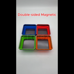 Collapsible Magnetic Tray Holder Silicone Screw Bowl Heavy-Duty Color-Coded Compact Organizer for Screws Bolts Nuts