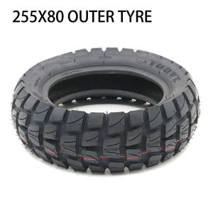 10inch 255x80 Off-road Tyre Tubeless Tire For Kaabo Mantis W Arrior Rubber Tires Replacement Electric Scooter Accessories