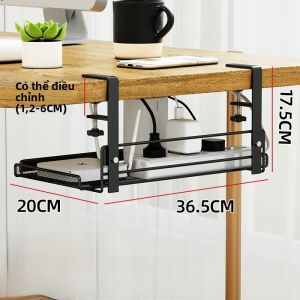 Giá Để Đồ Cạnh Bàn Làm Việc Giá Để Đồ Dưới Chân Bàn Máy Tính Đồ Dùng Văn Phòng Phẩm Để Lưu Trữ Và Sắp Xếp Dây Cáp