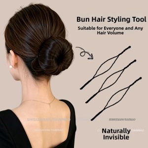 Easy-to-use Natural Looking Bun Maker hair clip