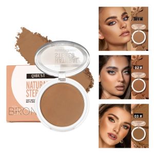 Bảng Phấn Tạo Khối 3 Trong 1 Có Gương Phấn Tạo Khối Bronzer Nose Repair Kem Che Khuyết Điểm Mặt Trang Điểm Lâu Trôi Mỹ Phẩm Bronzer & Highlighter