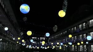 Đèn Thả Trần Vũ Trụ Hành Tinh Đèn Led Quả Cầu Đa Dạng Kích Thước Decor Nhiều Không Gian